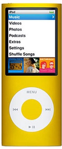 T3889☆Apple iPod nano 8GB 第4世代 MB748J イエロー 本体のみ 中古